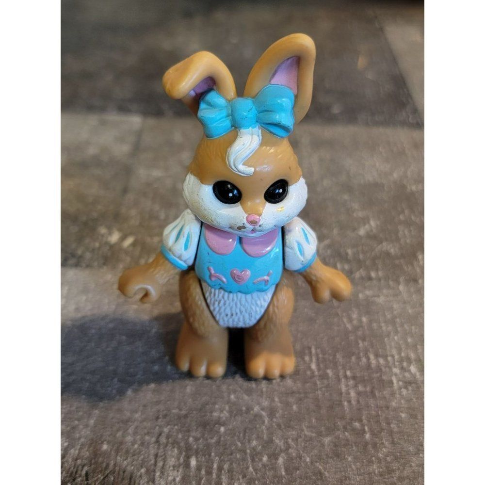 Brown bunny mom doll accessory toys figure rabbit